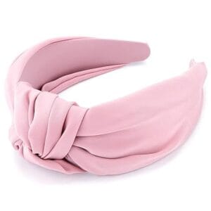 TOBATOBA Women's Knotted Satin Silk Head Bands