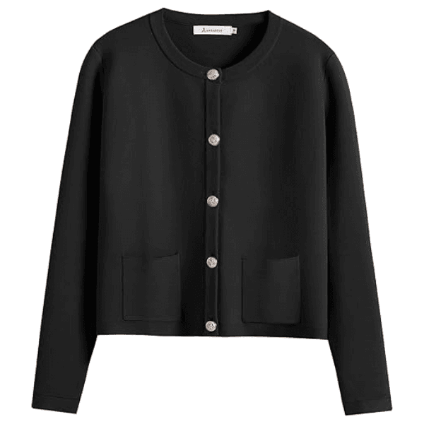 ANRABESS Women Cardigan Sweaters Button Down