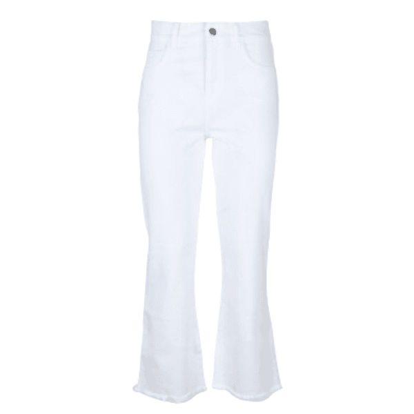 White WallFlower High-Rise Ankle Jeans