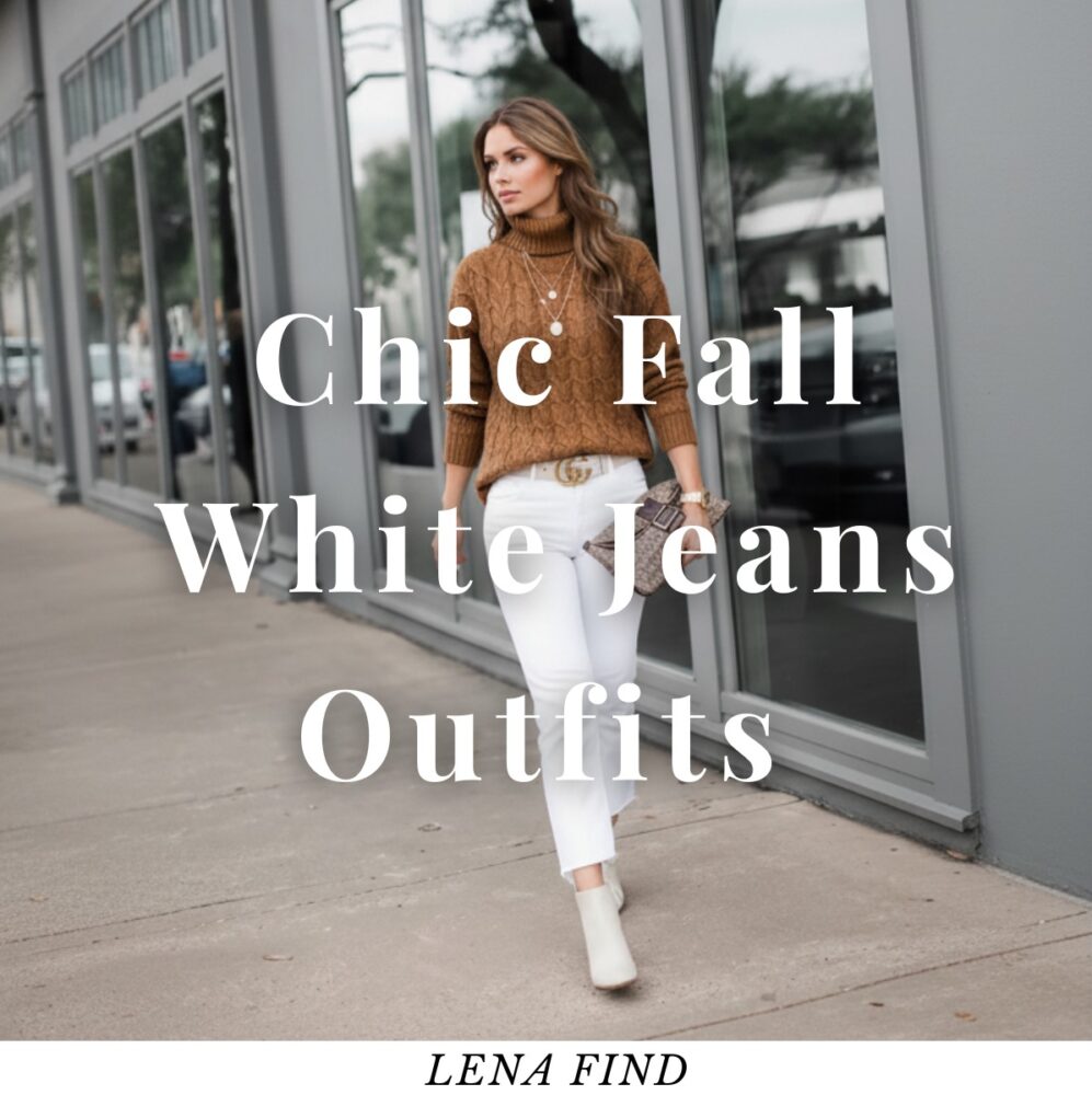 Effortless Fall Style: How to Wear White Jeans in a Chic & Cozy Way