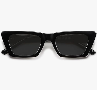 Rectangle Cateye Polarized Sunglasses