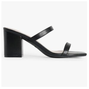 Double Strap Heeled Sandals