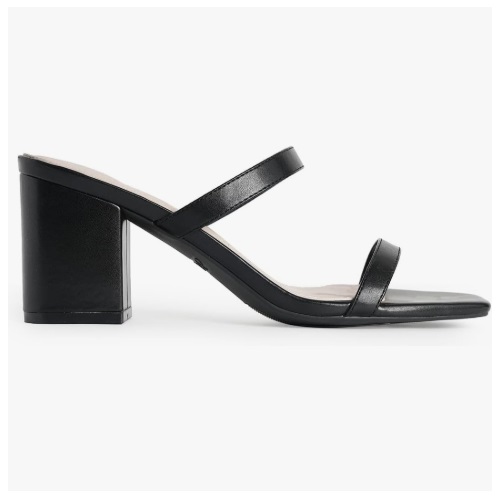 Double Strap Heeled Sandals